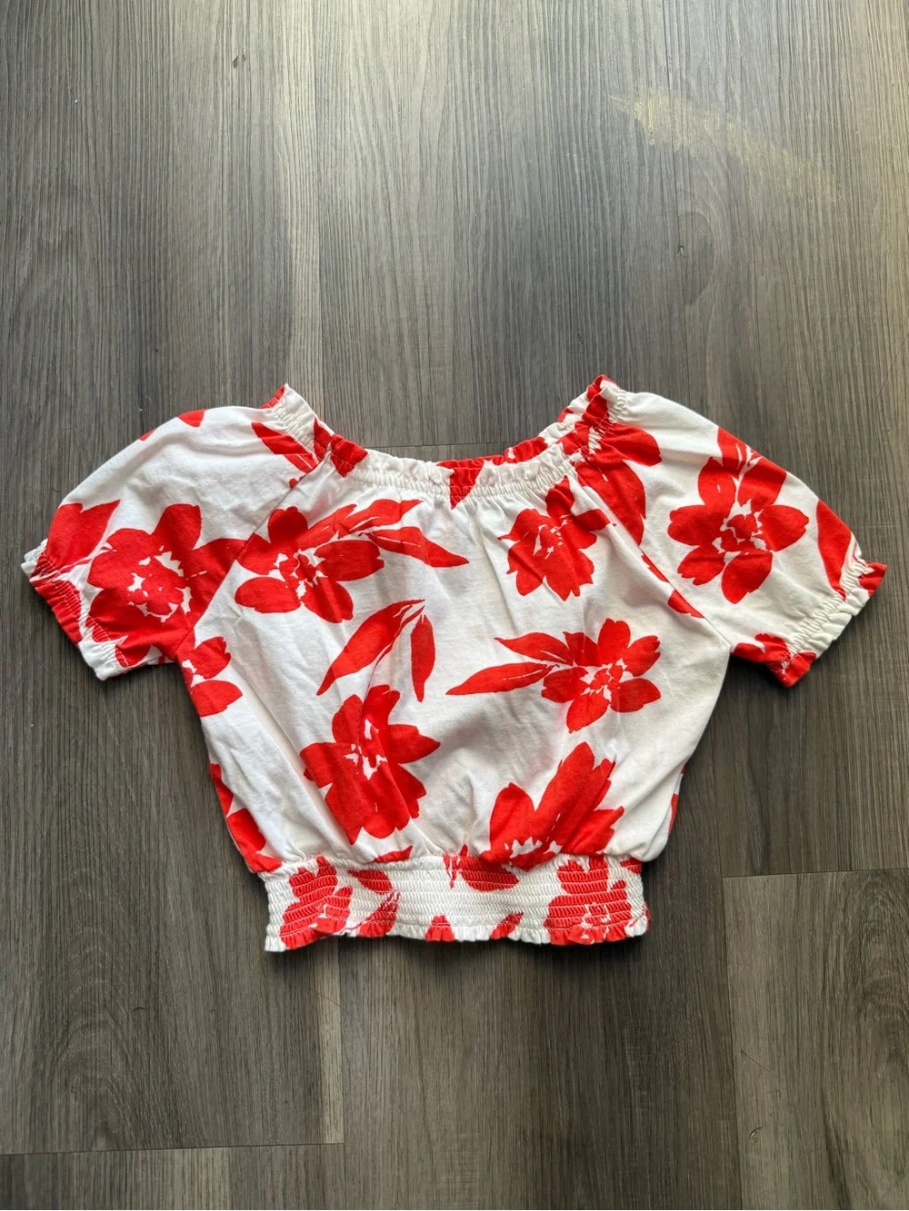 Carter’s Floral Cotton Smocked Top